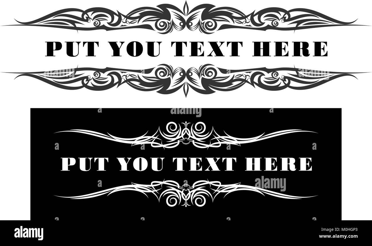 Elegant texts frames Stock Vector Image & Art - Alamy
