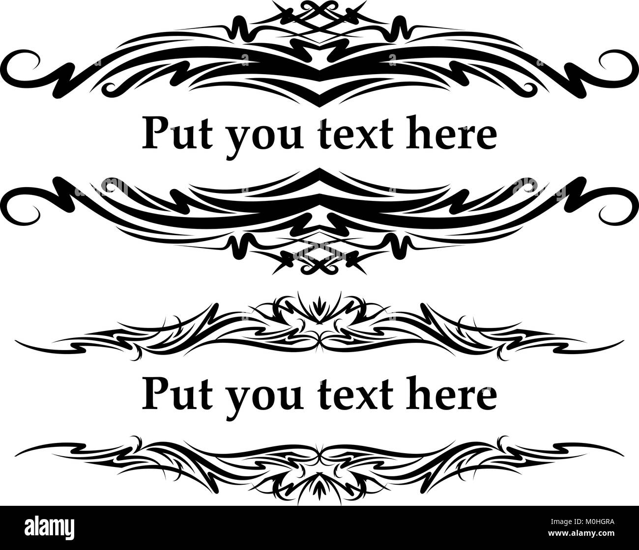 Elegant texts frames Stock Vector Image & Art - Alamy