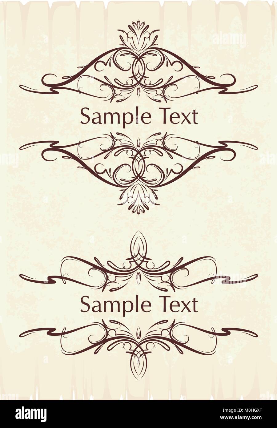 Antique texts Stock Vector Images - Alamy