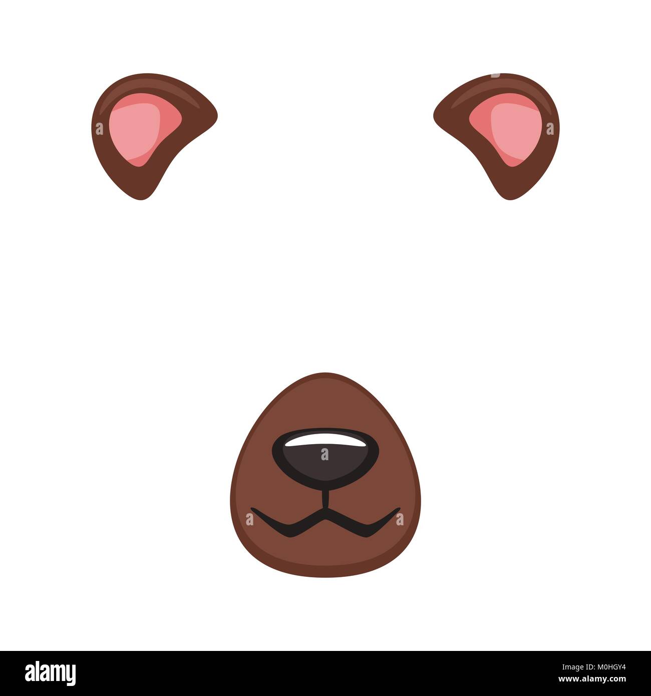 Cartoon teddy bear head hi-res stock photography and images - Alamy