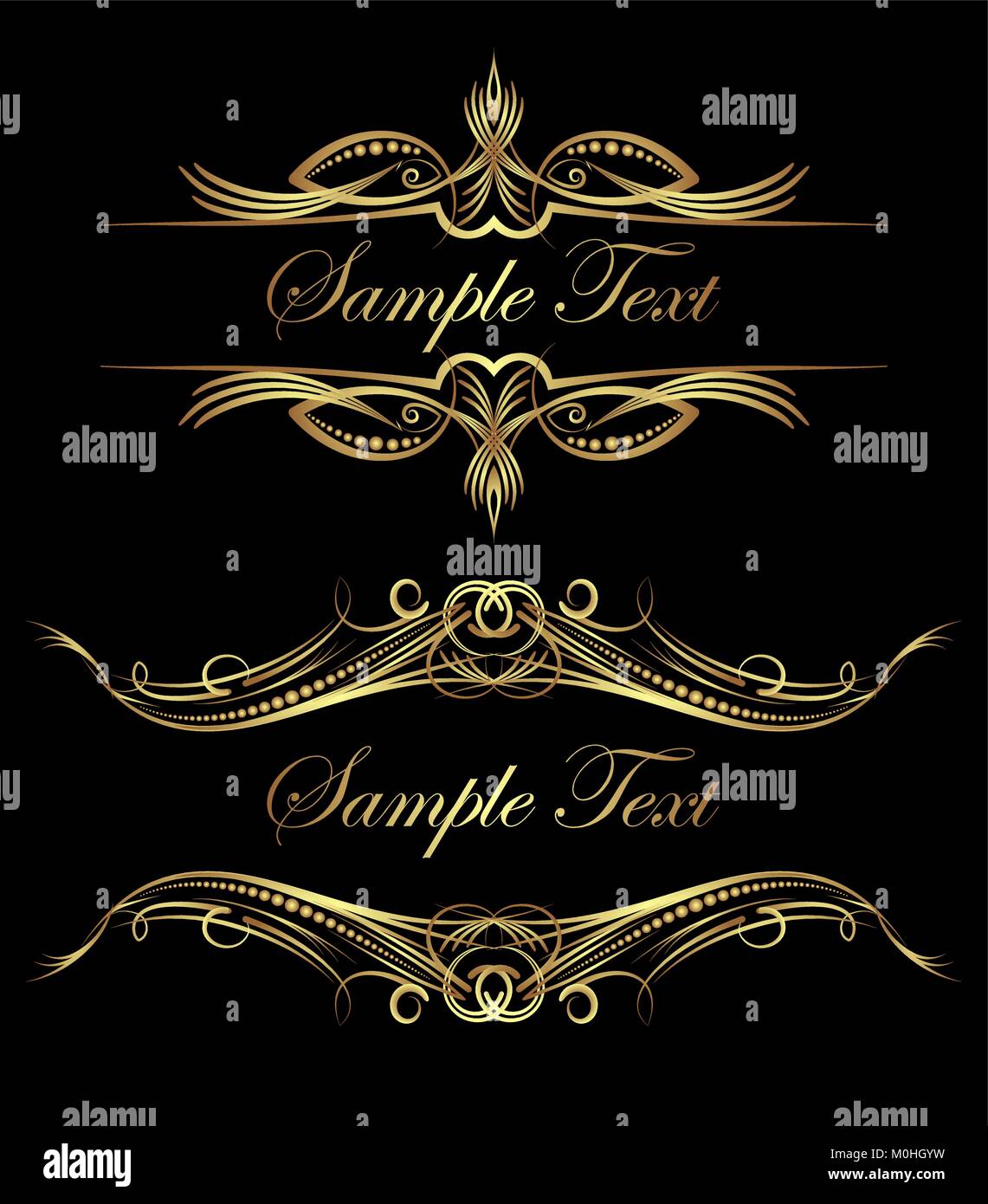 Elegant texts frames Stock Vector Image & Art - Alamy