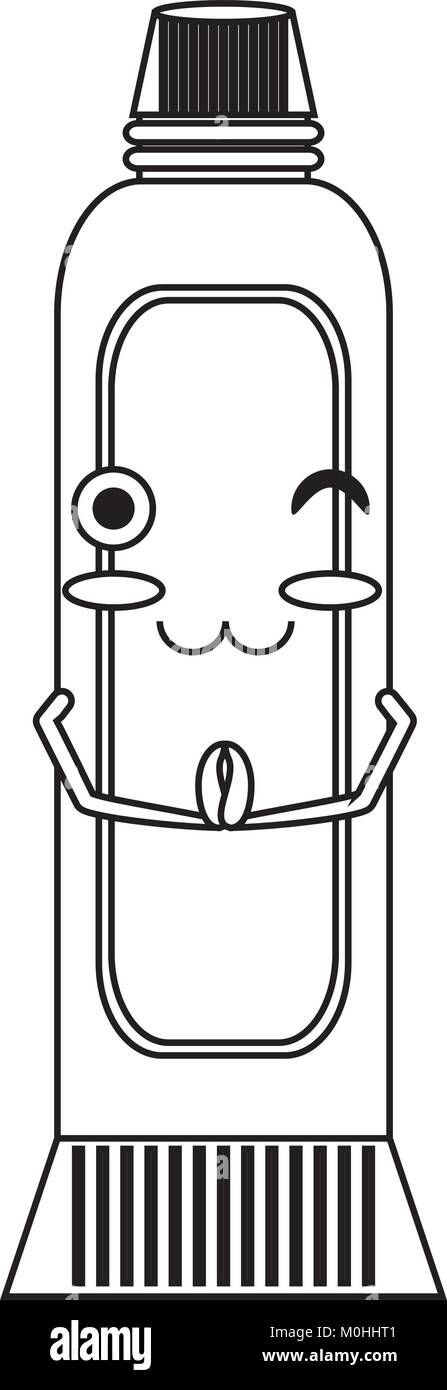 kawaii toothpaste icon image Stock Vector Image & Art - Alamy