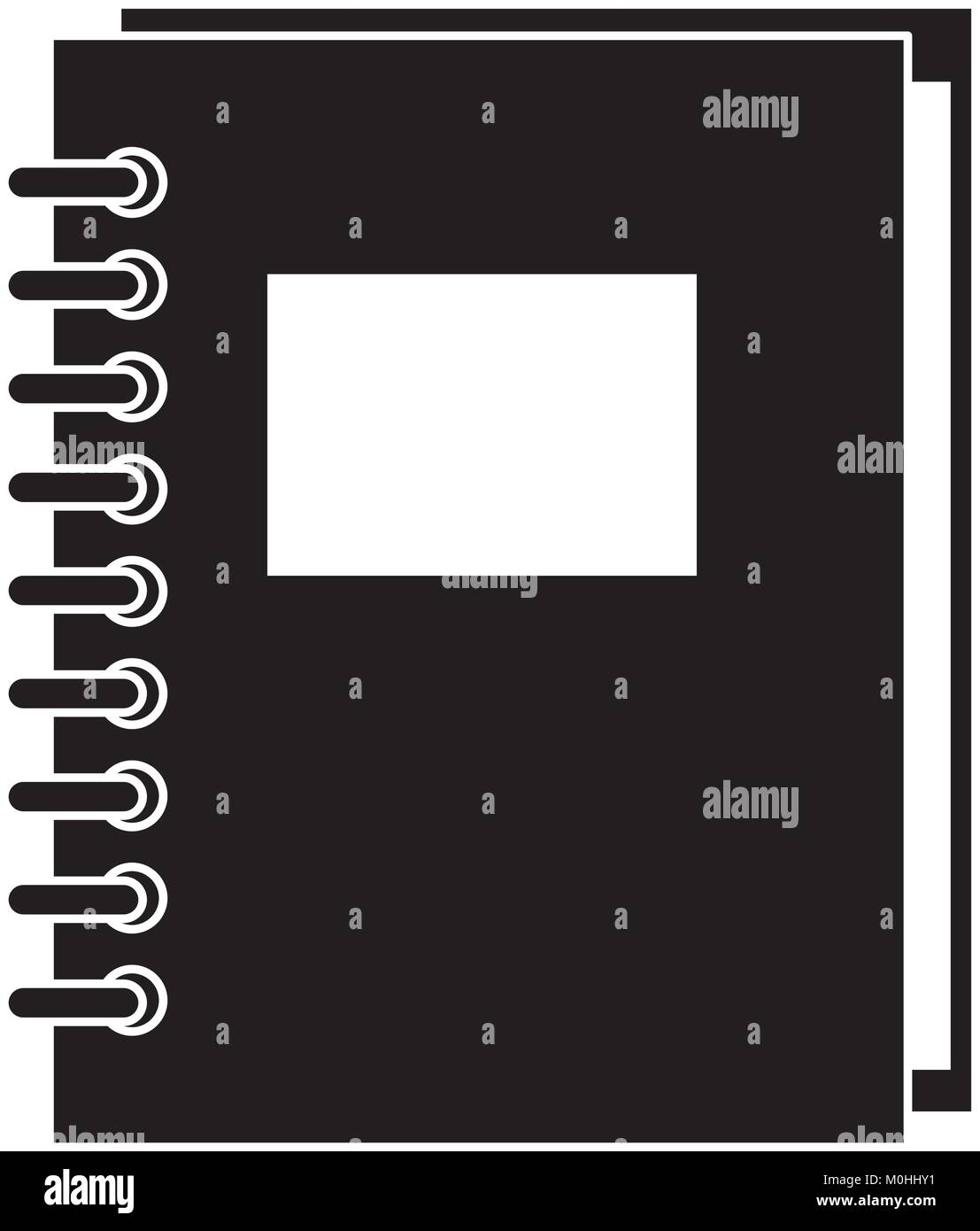 note book isolated icon Stock Vector Image & Art - Alamy