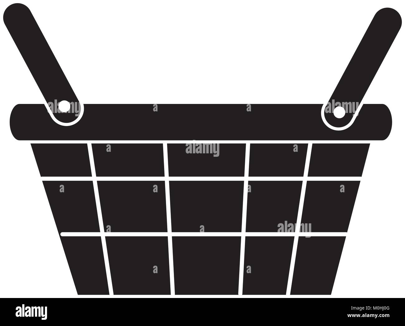 shopping basket isolated icon Stock Vector Image & Art - Alamy