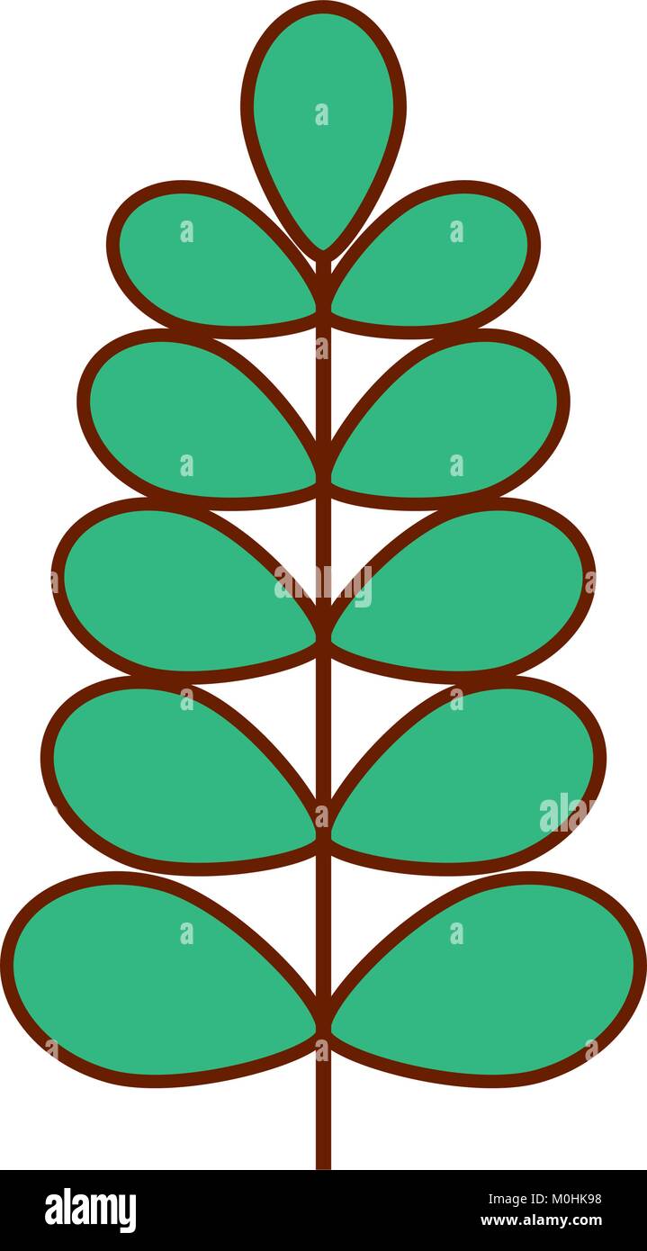 spring branch with green leaves natural Stock Vector Image & Art - Alamy