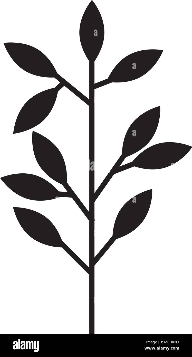 spring branch with green leaves natural Stock Vector Image & Art - Alamy