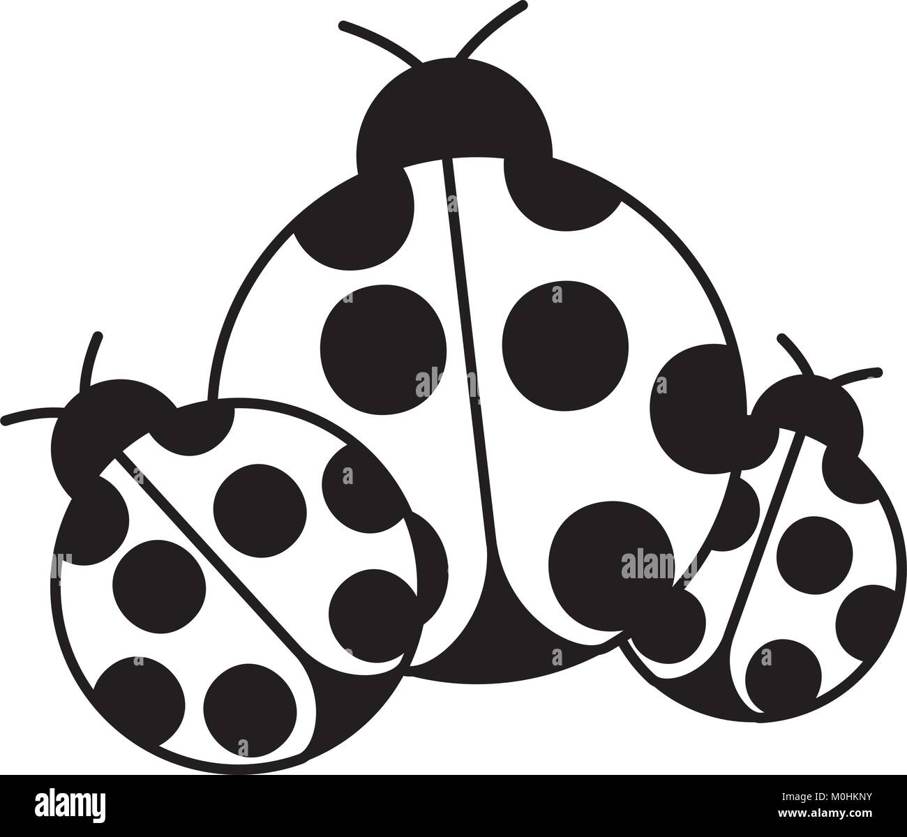 ladybugs insect small icon animal Stock Vector Image & Art - Alamy