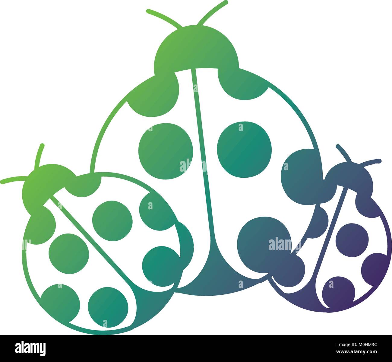 ladybugs insect small icon animal Stock Vector Image & Art - Alamy