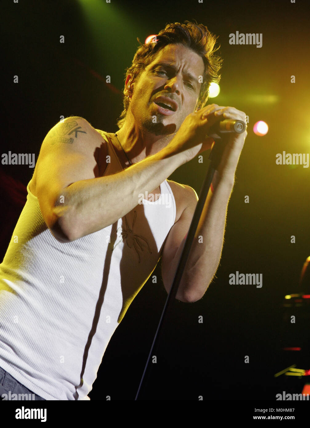Audioslave Performs At London Concert Promoting Album Out Of Exile At The Carling Academy Brixton Featuring Chris Cornell Where London United Kingdom When 19 Jun 2005 Credit Wenn Com Stock Photo Alamy