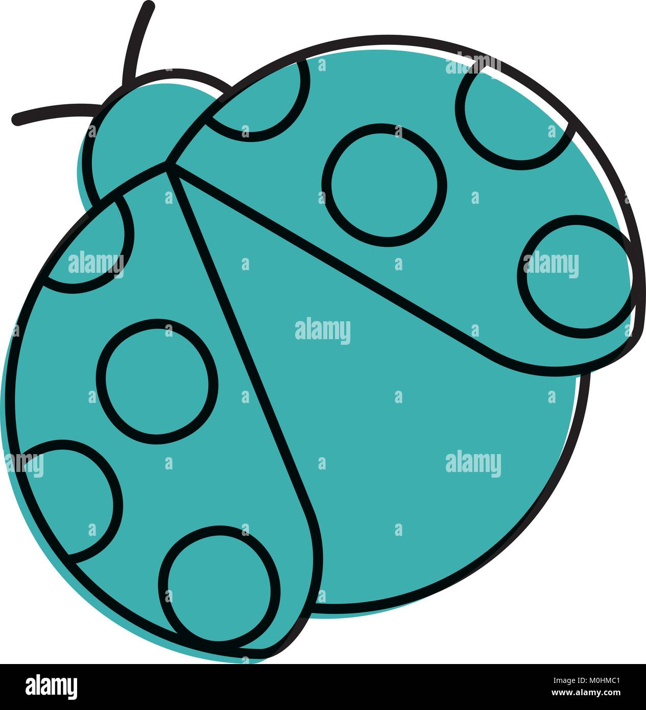 ladybug insect small icon animal Stock Vector Image & Art - Alamy