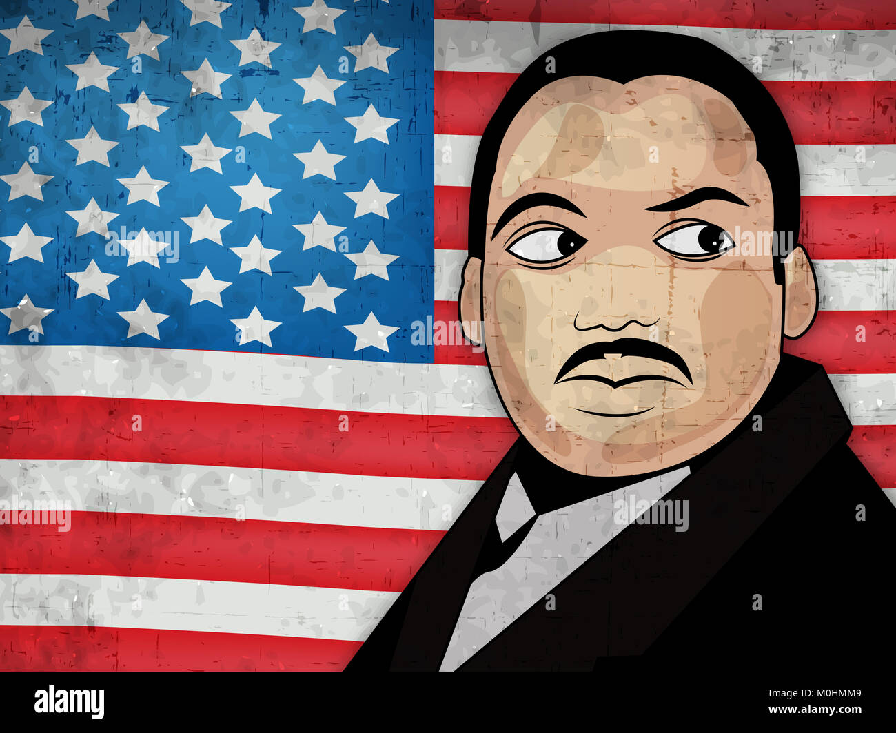 illustration of Martin Luther King Day background Stock Photo Alamy
