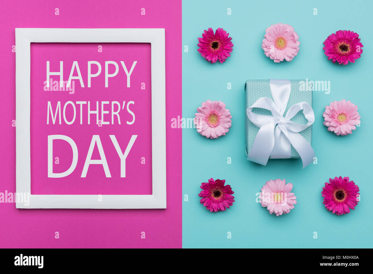 Happy Mother's Day Pastel Candy Colours Background. Floral mothers day ...