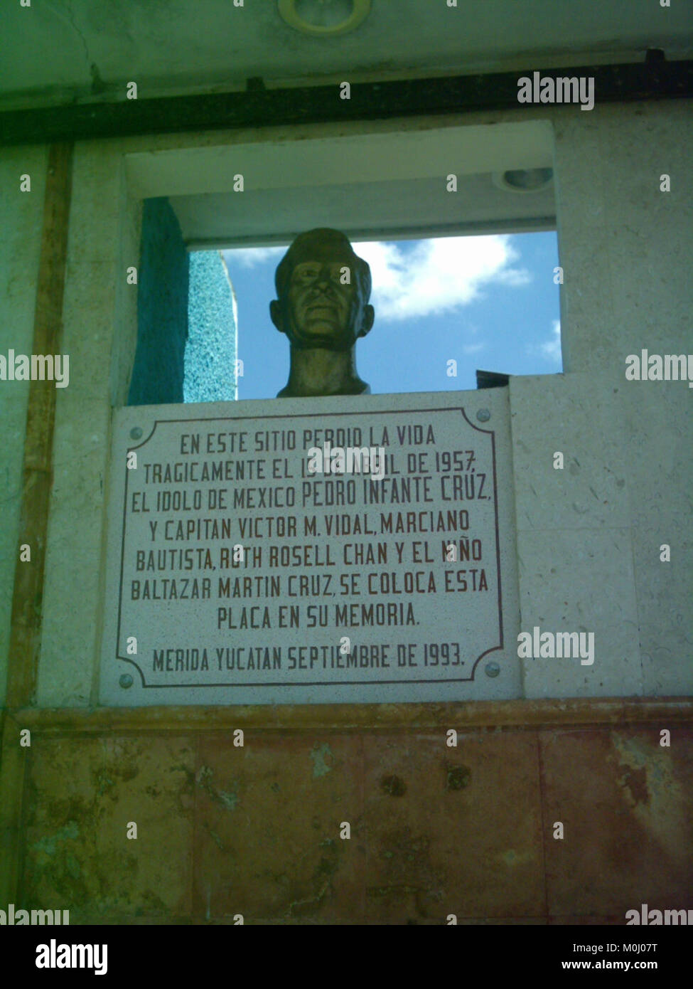 This sculpture of Pedro Infante in Mérida, Yucatán, honors the Mexican ...