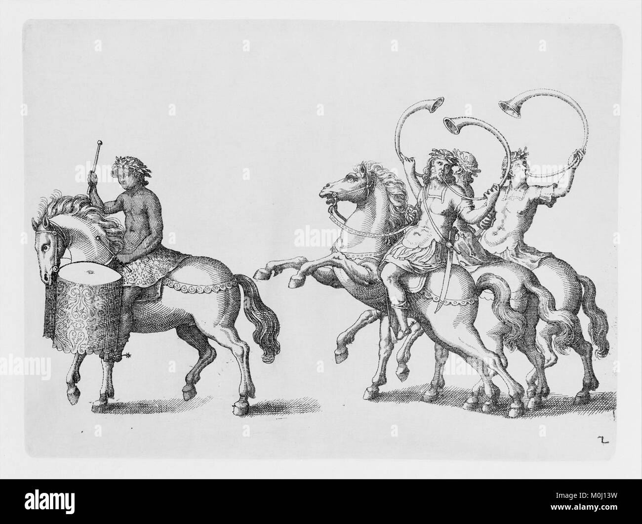 Knightly Rally Illustration depicting the princely procession and knightly tournament ...