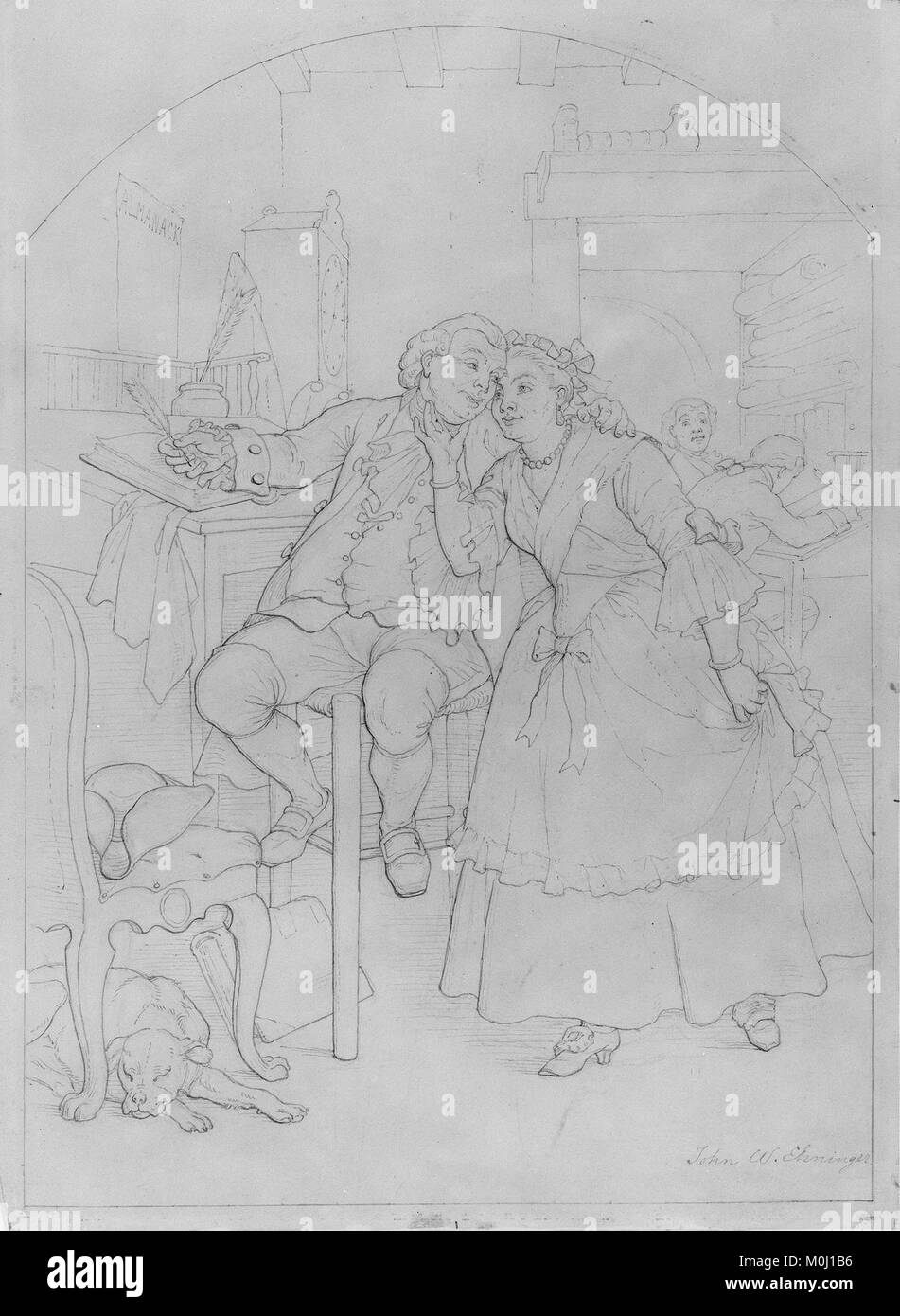 Illustration To William Cowper S Poem The Diverting History Of