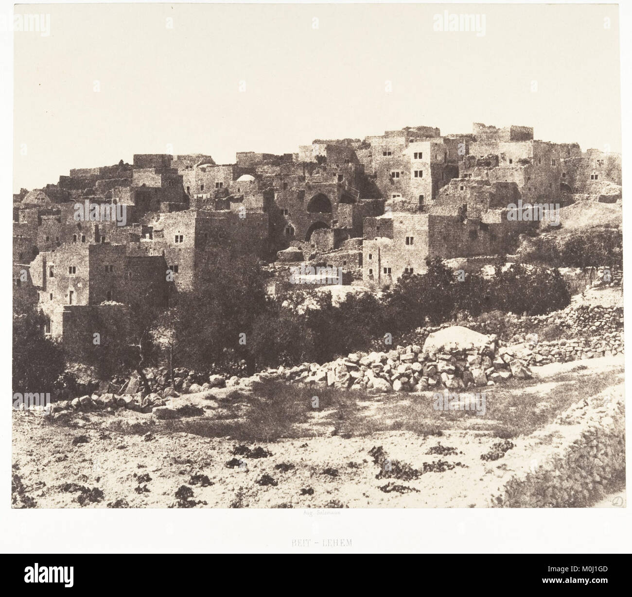 Jérusalem, Beit-Lehem, Vue générale MET DP131343 Stock Photo