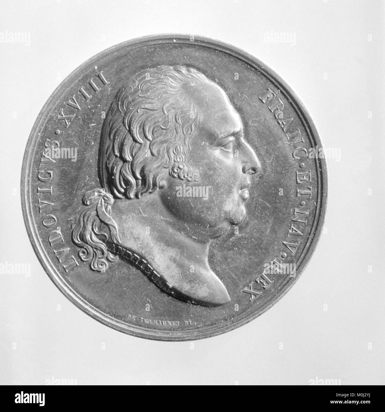 Portrait of King Louis XVIII of France (1755-1824) captured in regal ...