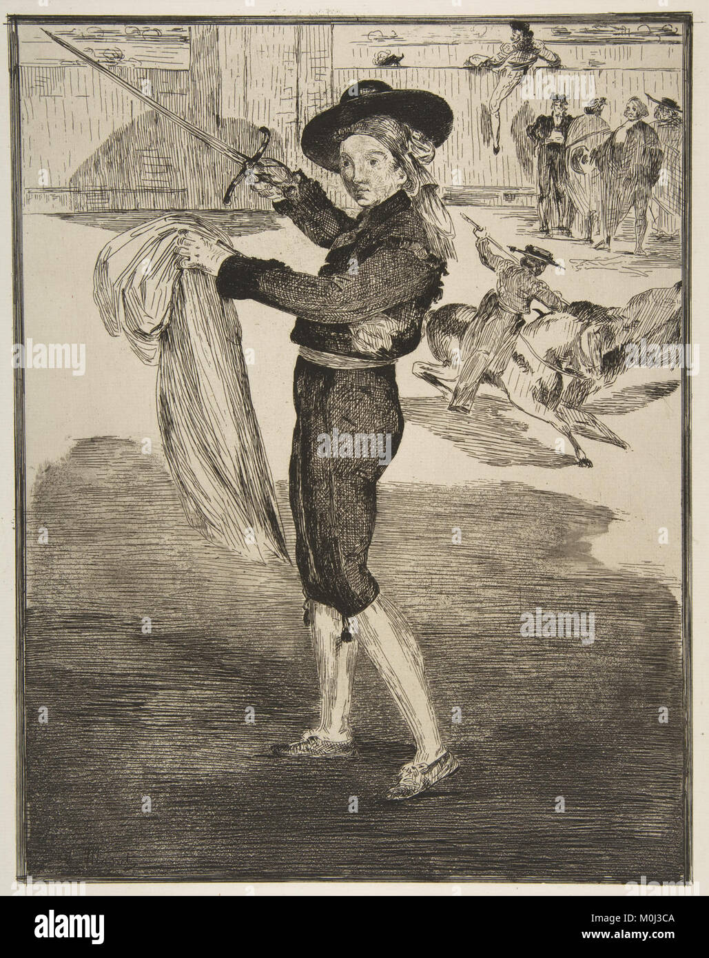 This 19th-century portrait of Mlle. Victorine portrays her dressed as ...