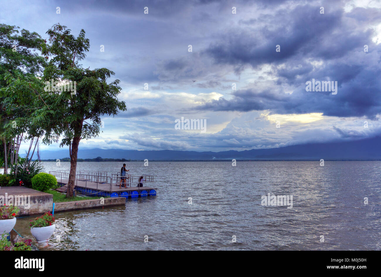 Asia,Thailand,Phayao Lake Stock Photo