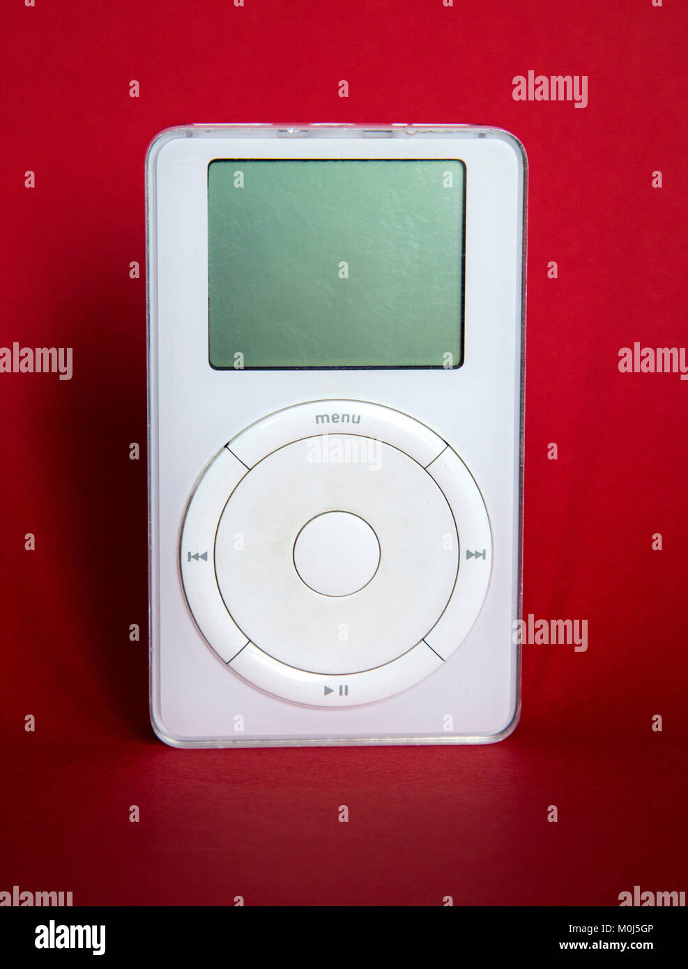 Original first generation iPod from Apple. The original MP3 player. Stock Photo
