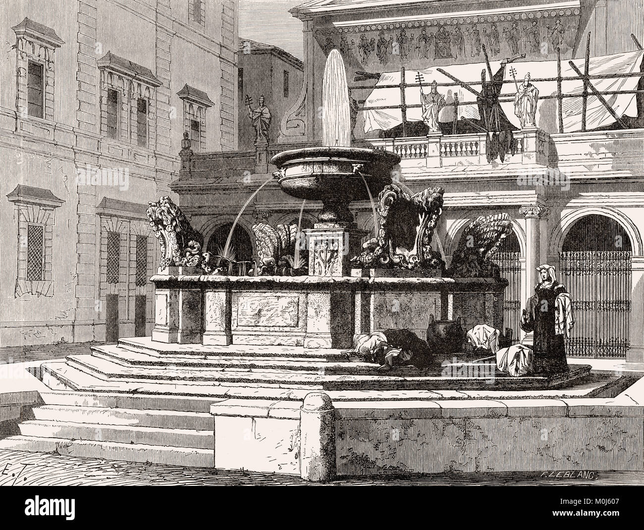 fontana di piazza santa maria in trastevere