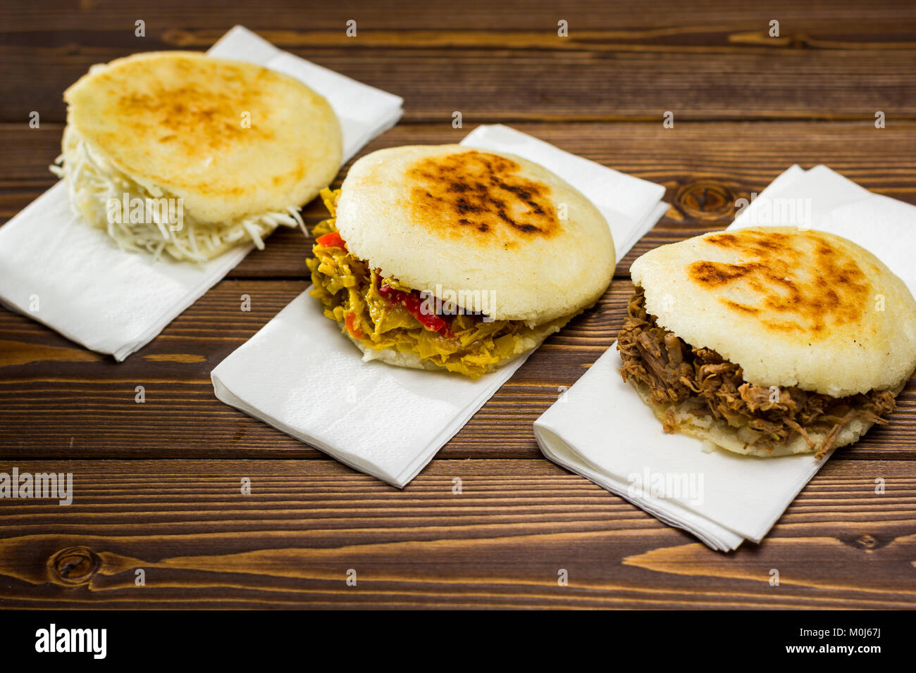 Venezuelan typical food, Arepa Stock Photo - Alamy