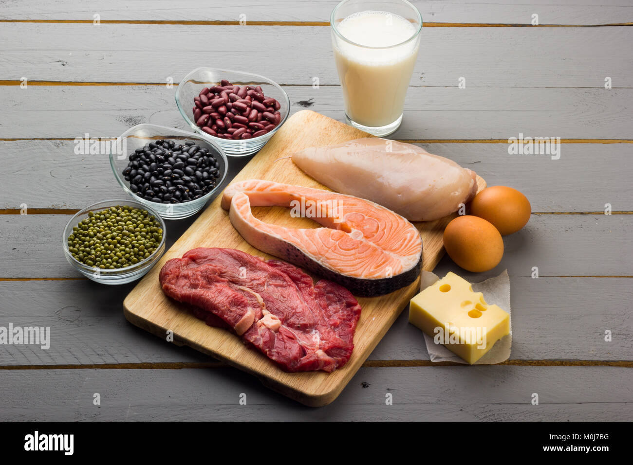 Different types of proteins Stock Photo - Alamy