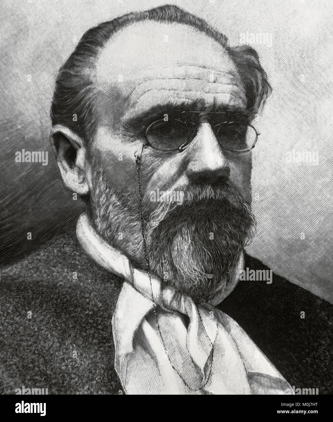 Émile Zola (París Stock Photo