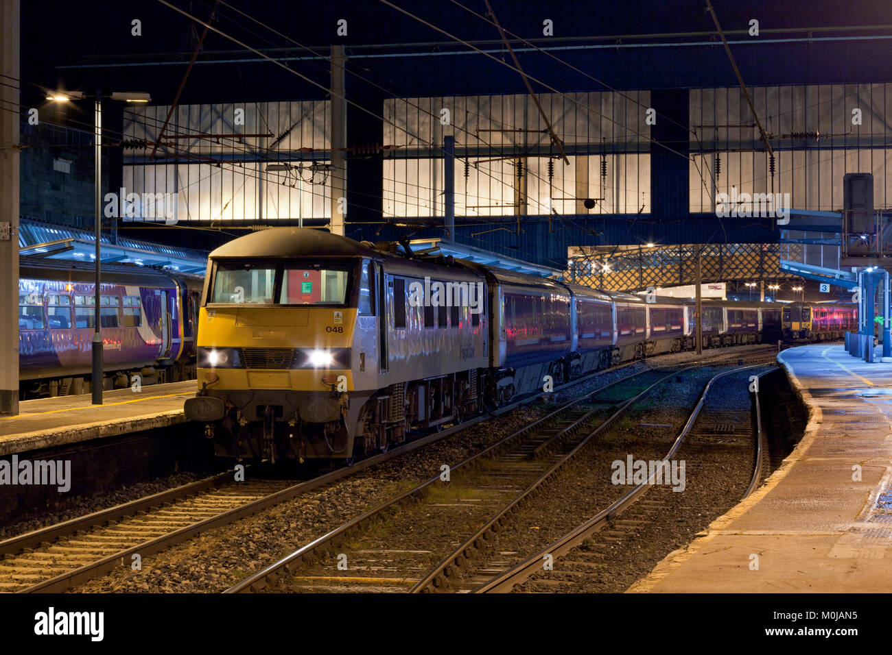 The 2350 London Euston Glasgow overnight Serco Caledonian sleeper