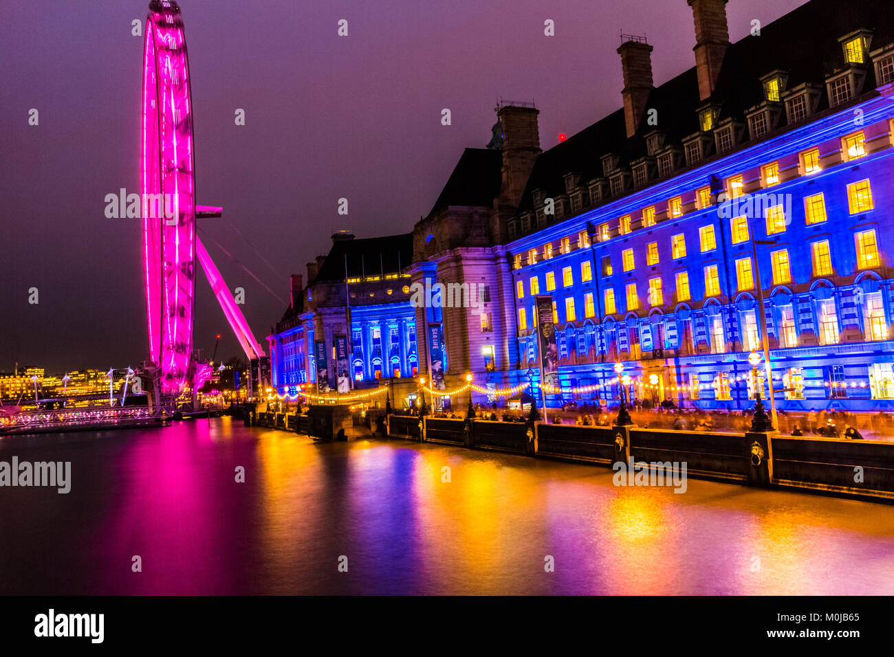 London Eye, Millennium Wheel. Stock Photo