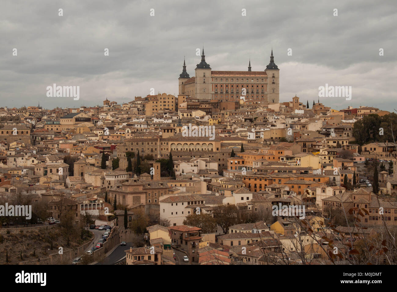 panoramic view of the city of Toledo, Spain Stock Photo