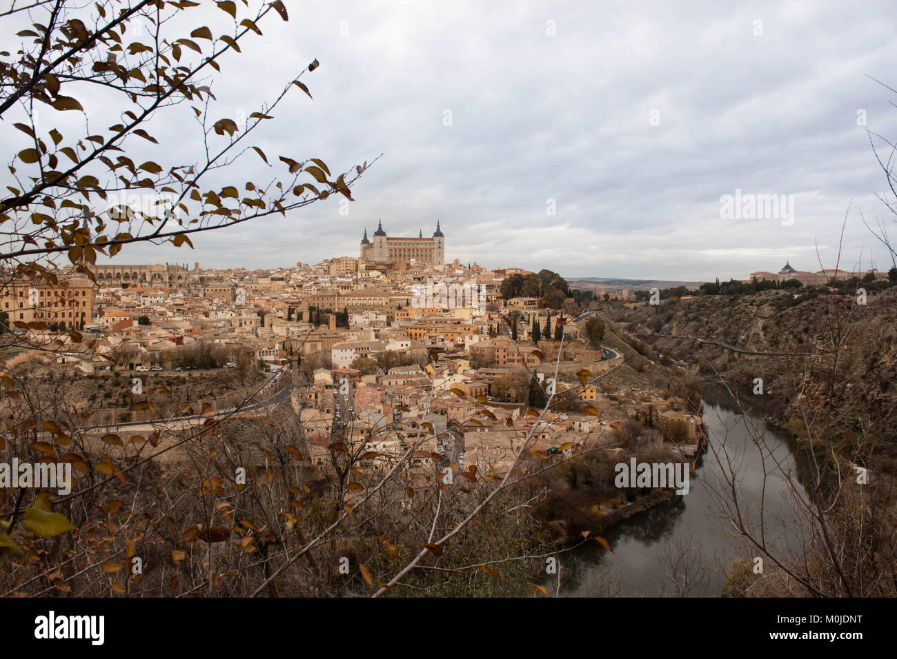 panoramic view of the city of Toledo, Spain Stock Photo