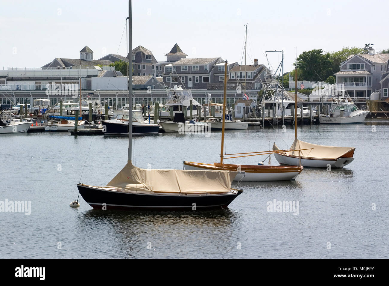 Wychmere Harbor Harwich Port, Massachusetts, Cape Cod, USA in early