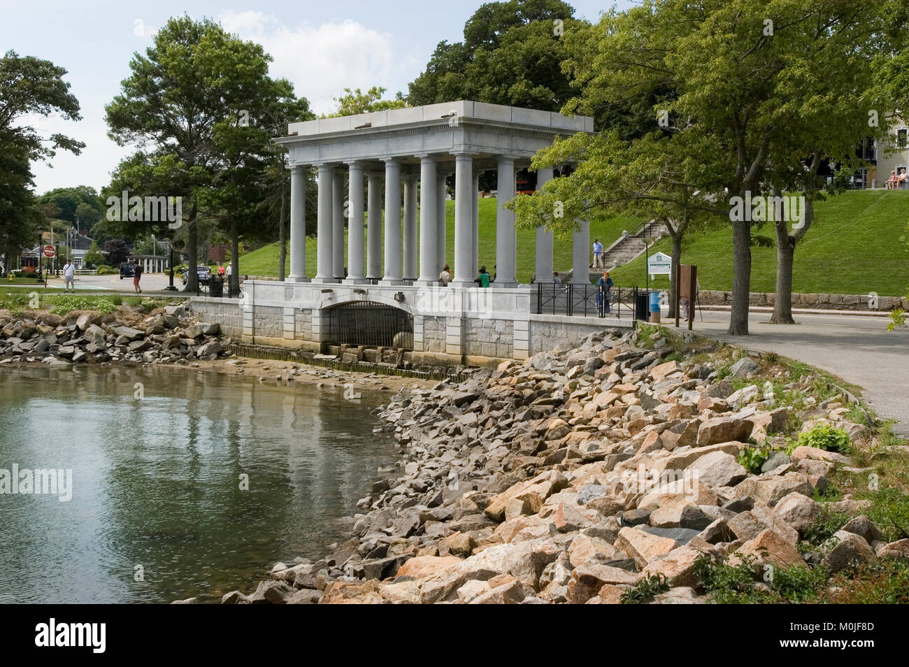 The Plymouth Rock Pavilion - Plymouth - Massachusetts, USA Stock Photo