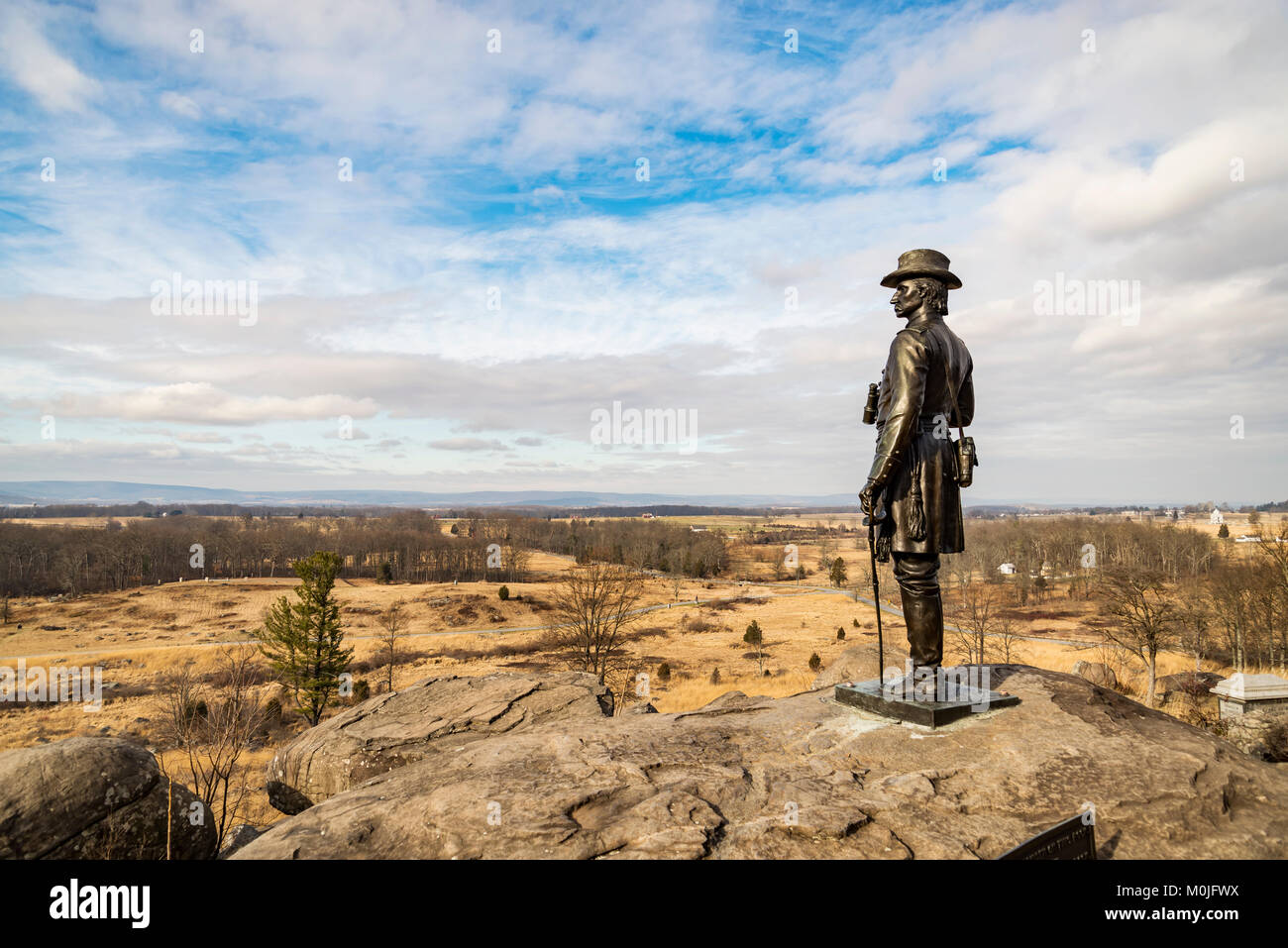 Little Round Top view Stock Photo Alamy