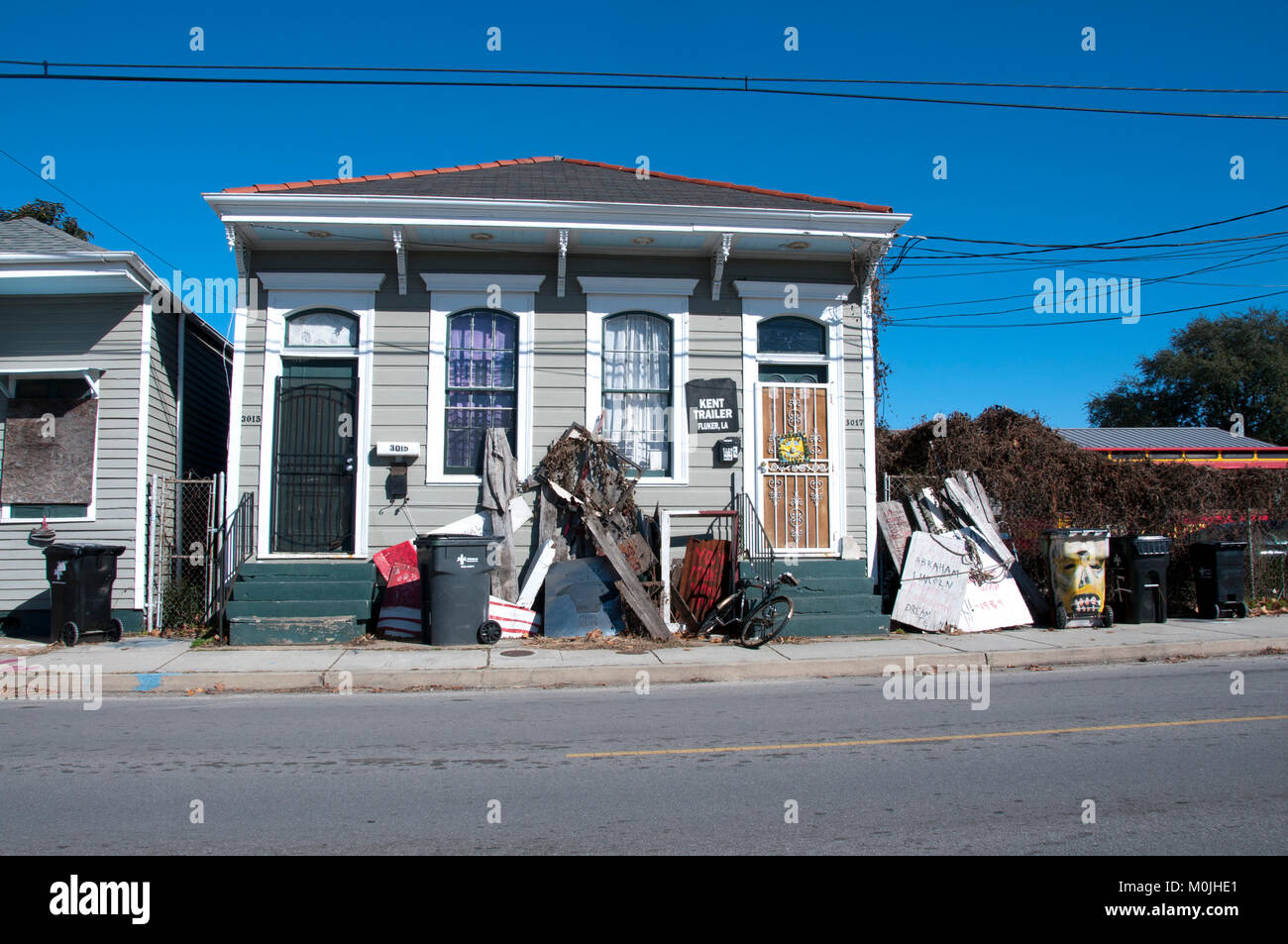 House exterior New Orleans Stock Photo