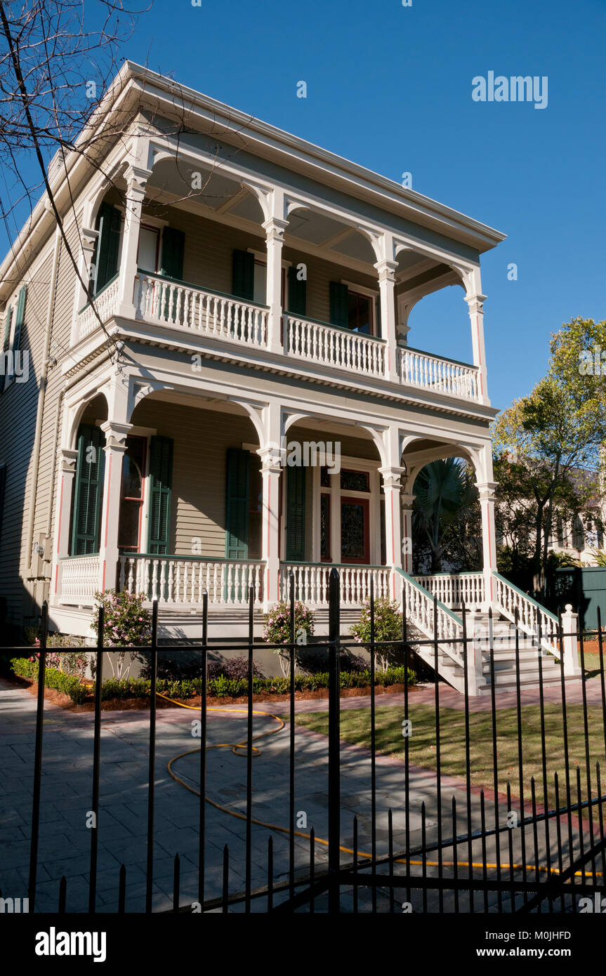 House exterior New Orleans Stock Photo