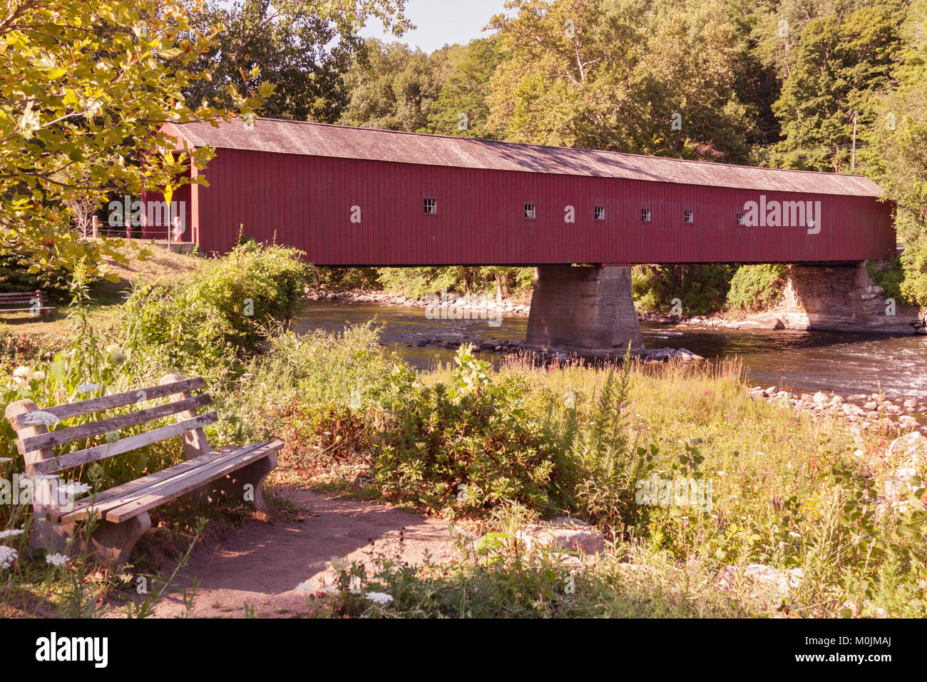 The West Cornwall Covered Bridge is located in Cornwall, Connecticut