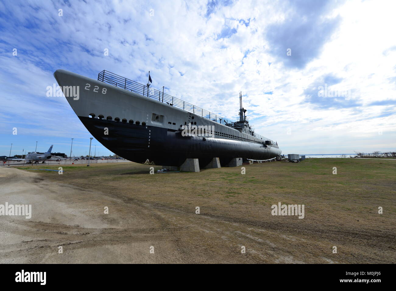 USS Drum an American world war two submarine. Stock Photo