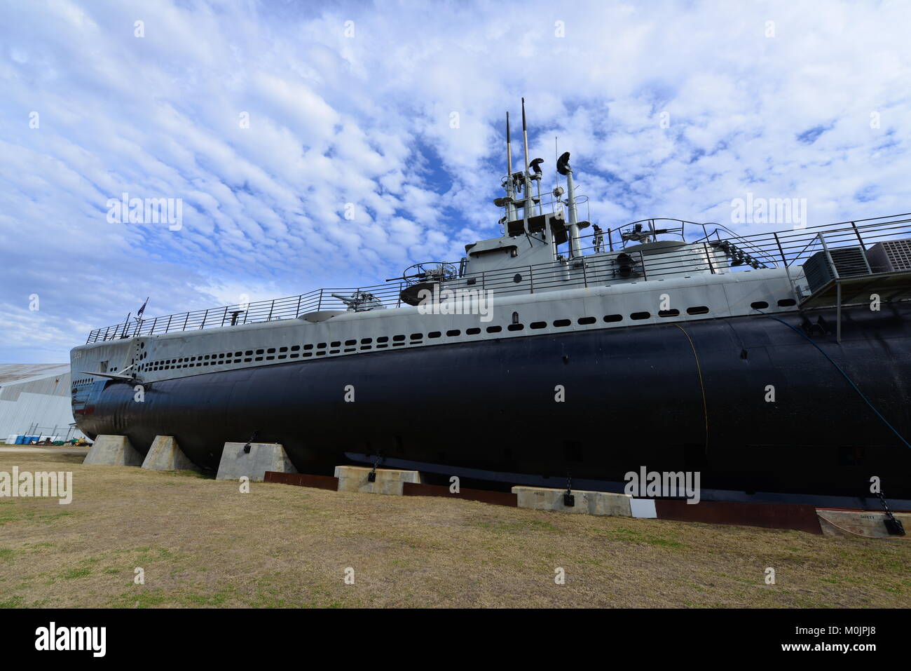 USS Drum an American world war two submarine. Stock Photo