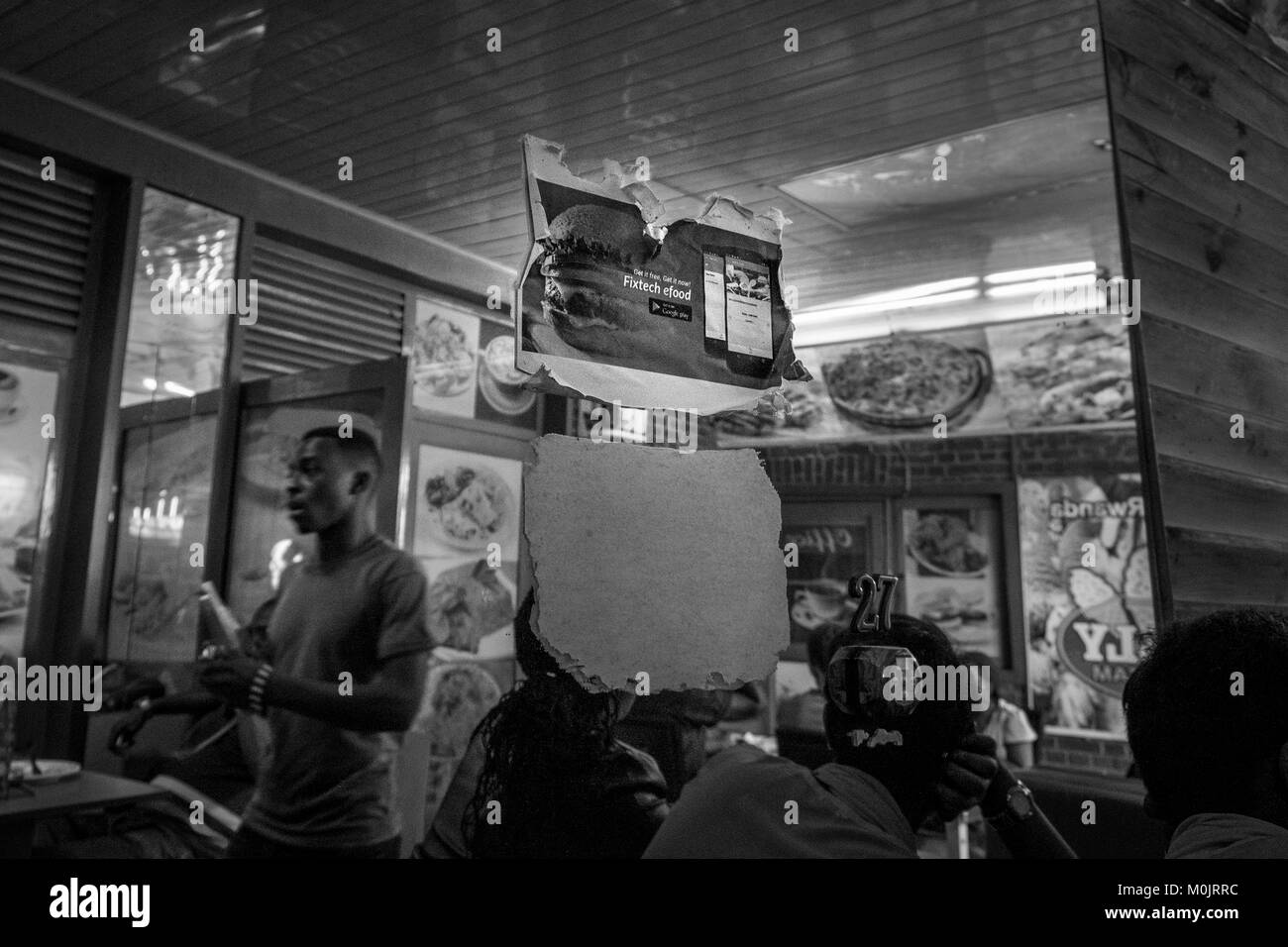 Rwanda, Kigali, local restaurant Stock Photo - Alamy
