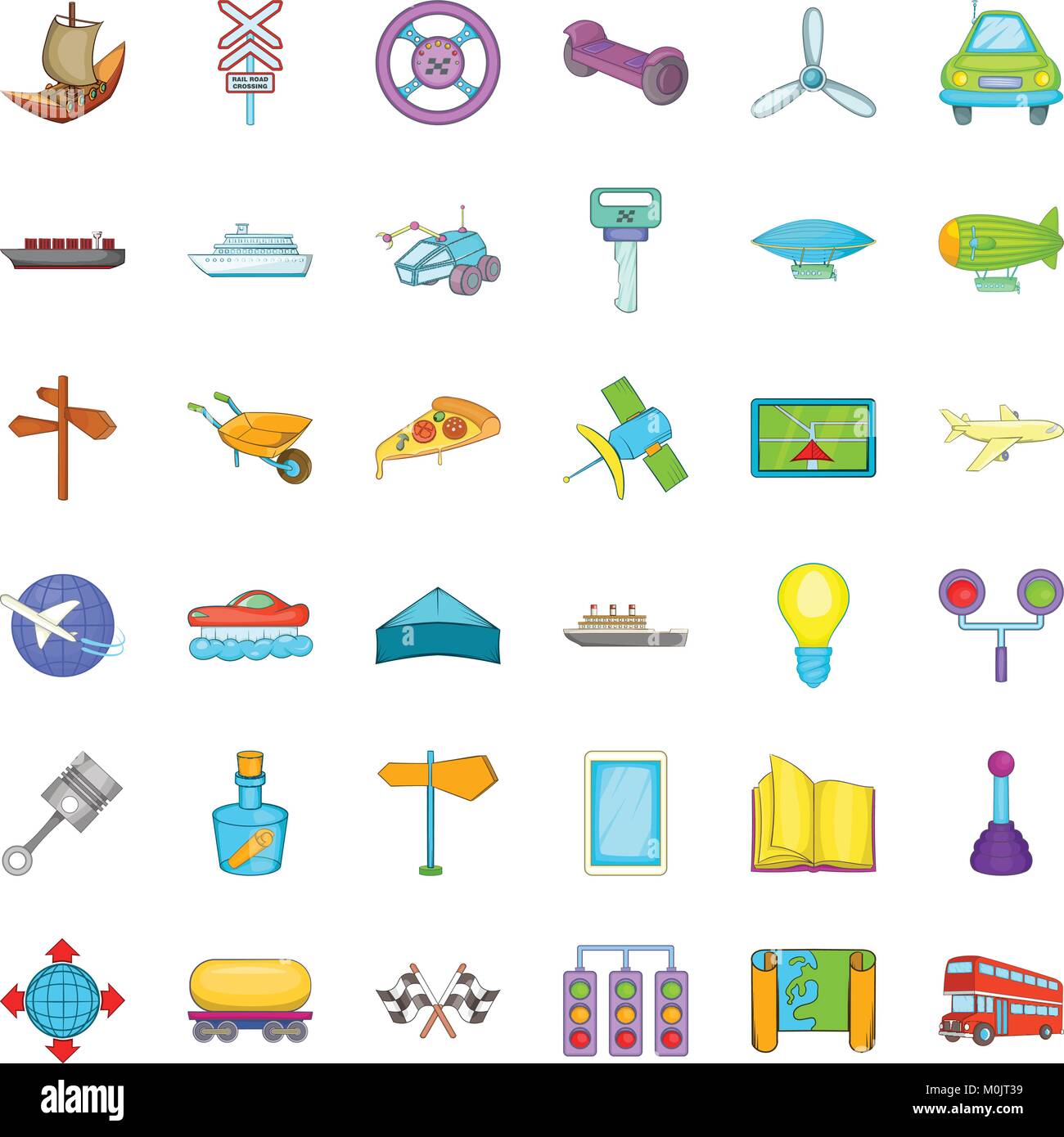 Service icons set, cartoon style Stock Vector Image & Art - Alamy