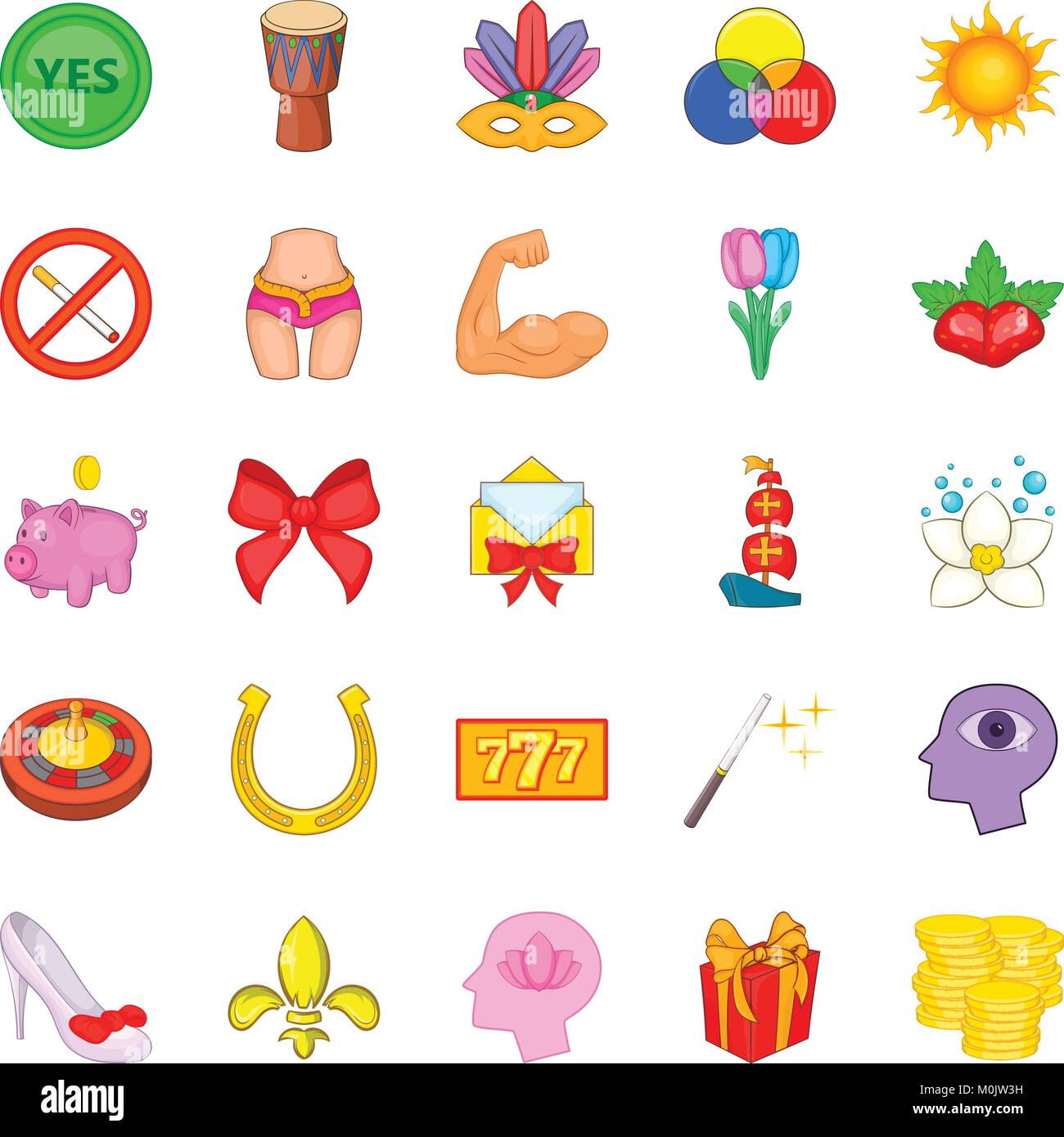 Excellence icons set, cartoon style Stock Vector Image & Art - Alamy