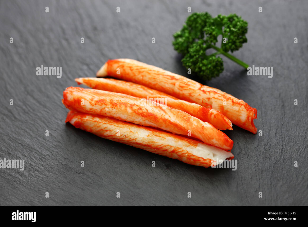 one of surimi products, imitation crab stick, japanese food Stock Photo