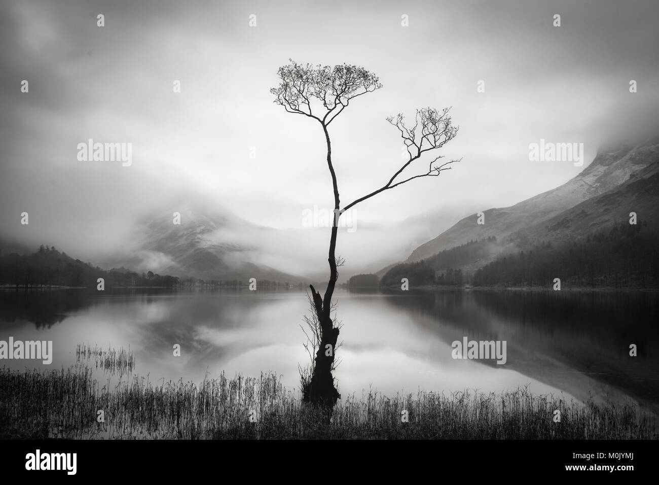 A Landscape image from Buttermere, Lake District National Park Stock Photo