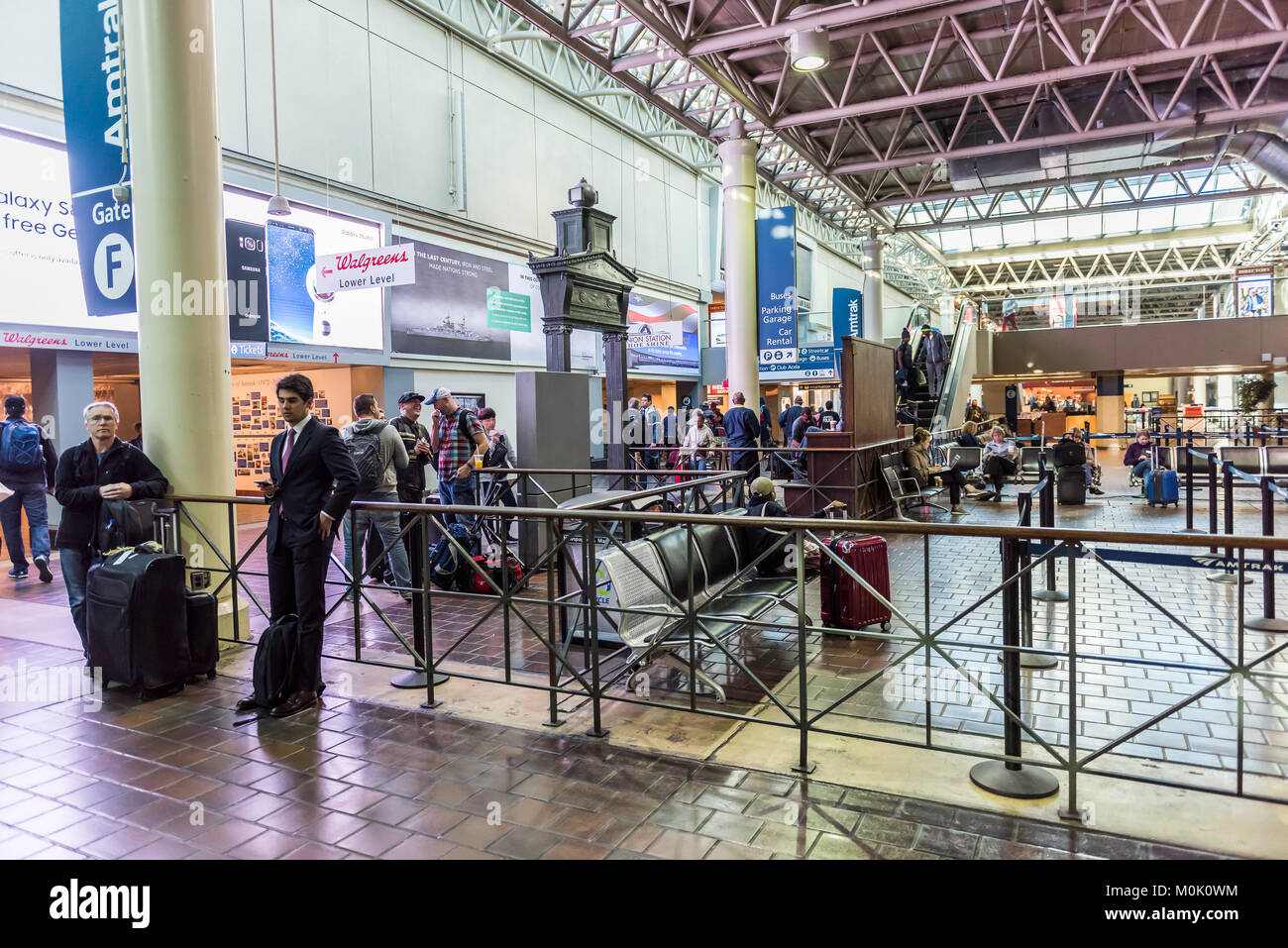 Amtrak station inside hires stock photography and images Alamy