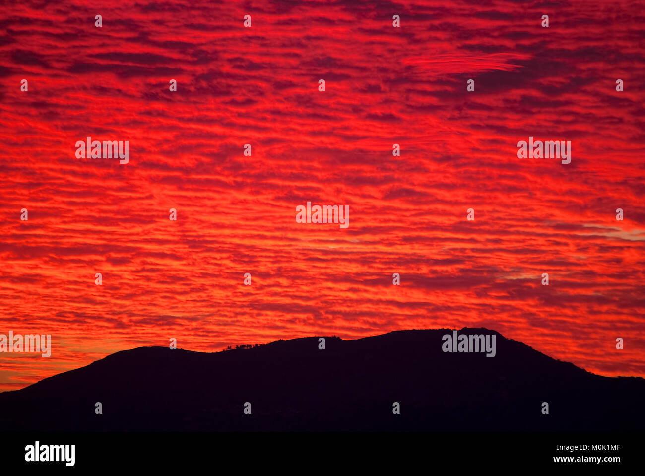 Blazing sunset hi-res stock photography and images - Alamy