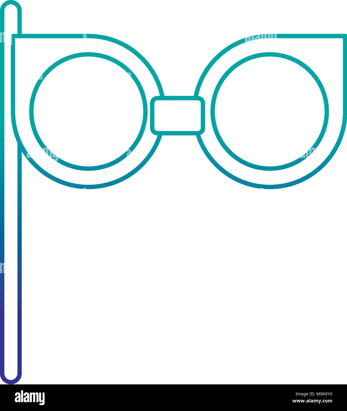retro glasses isolated icon Stock Vector Image & Art - Alamy