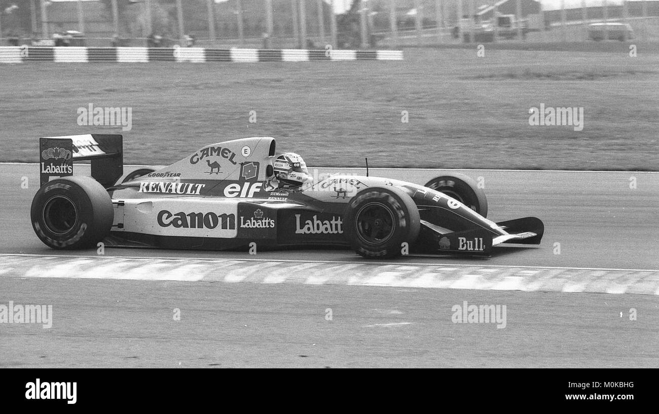 Formula One at Silverstone in 1992 Stock Photo Alamy