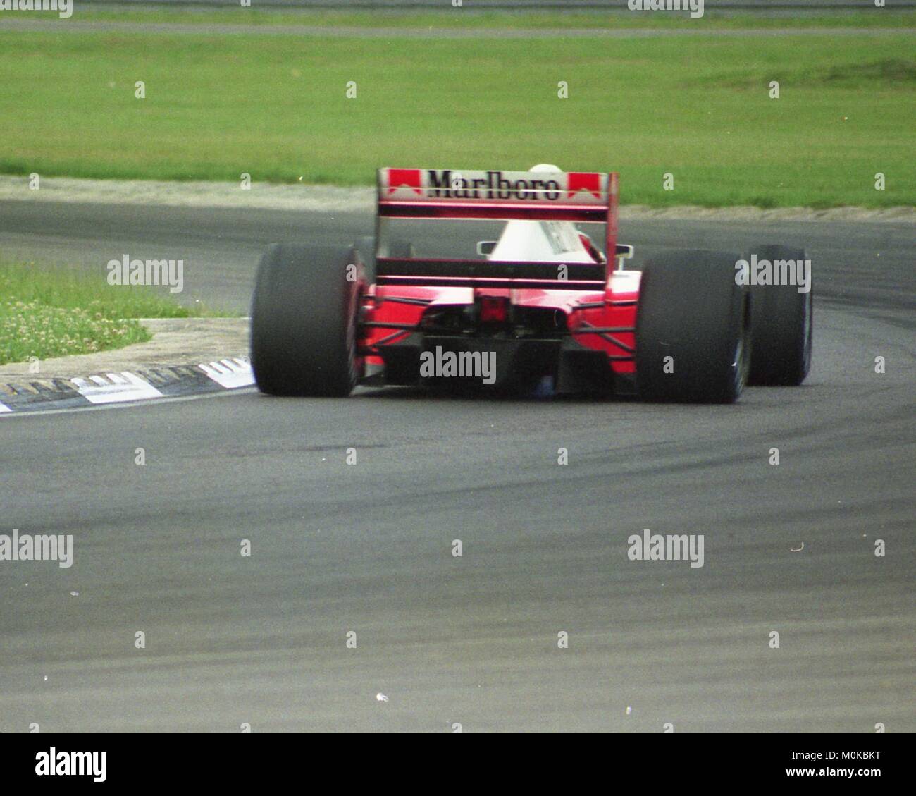 Mclaren Mp4 7a Testing Formula One At Silverstone In 1992 Stock